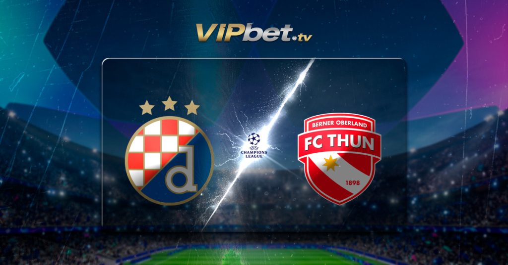 Dinamo Zagreb vs Thun pronóstico y betbuilder recomendado - Champions League VIPbet apuestas de futbol y casino online