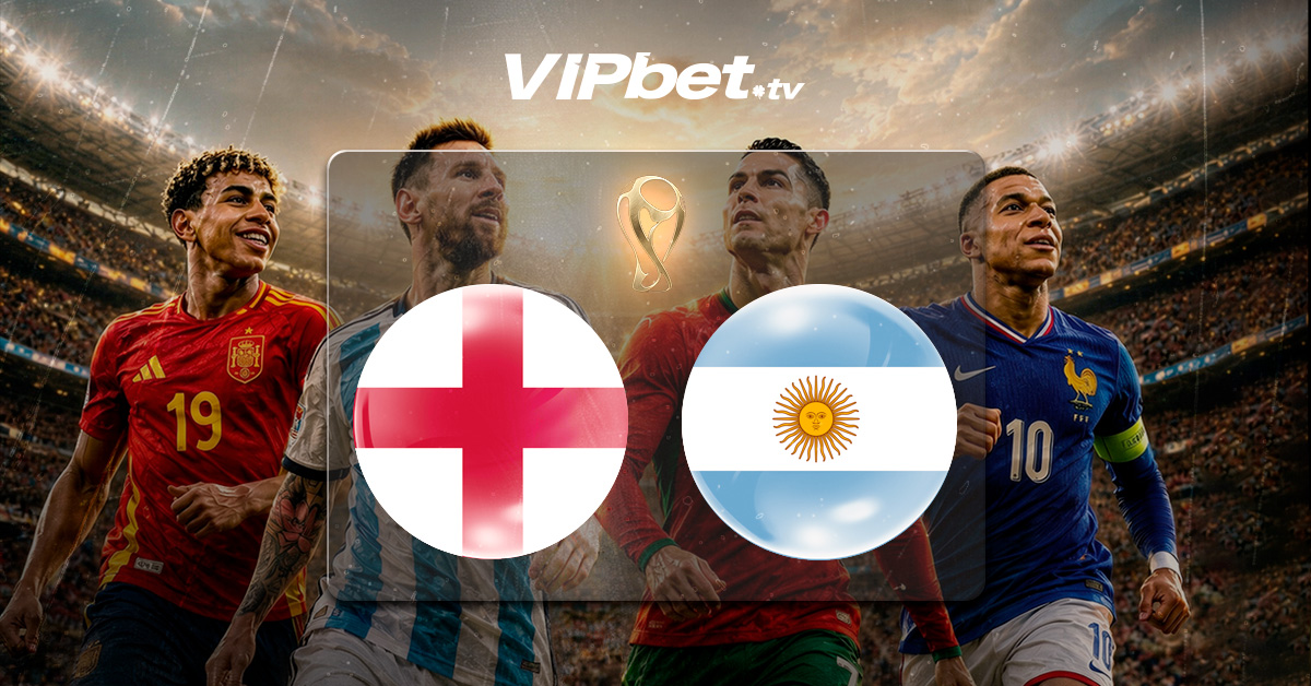 Inglaterra vs Argentina pronósticos y apuestas deportivas Semifinales Mundial 2026 VIPbet Apuestas de futbol hoy Casino Online