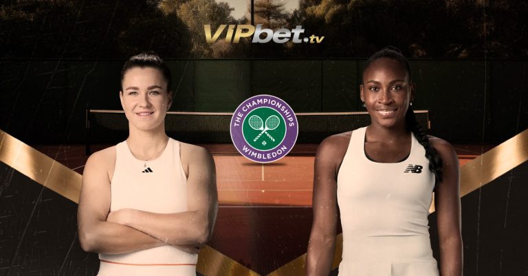 Karolina Muchova vs Coco Gauff pronóstico y apuesta recomendada - Wimbledon 2026 VIPbet apuestas deportivas y casino online