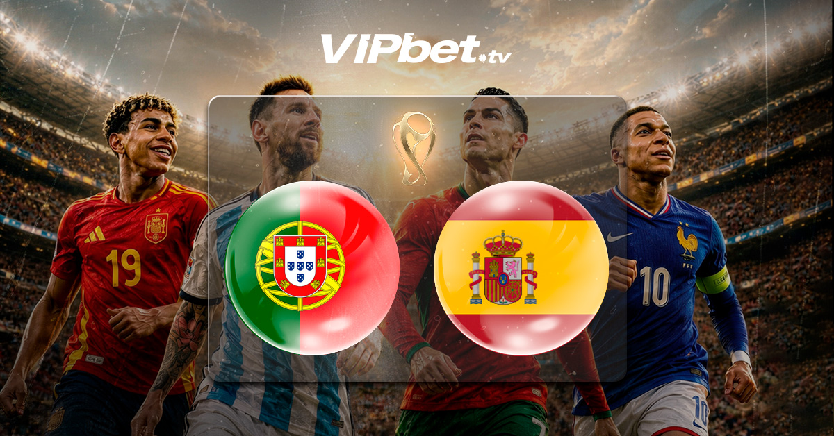 Portugal vs España Pronóstico y apuesta recomendada - Octavos de Final VIPbet apuestas online y casino en vivo