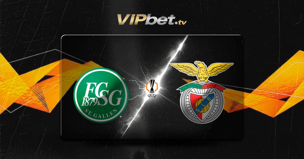 St. Gallen vs Benfica pronóstico y parley recomendado Europa League VIPbet apuestas deportivas y casino online
