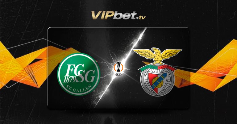 St. Gallen vs Benfica pronóstico y parley recomendado Europa League VIPbet apuestas deportivas y casino online