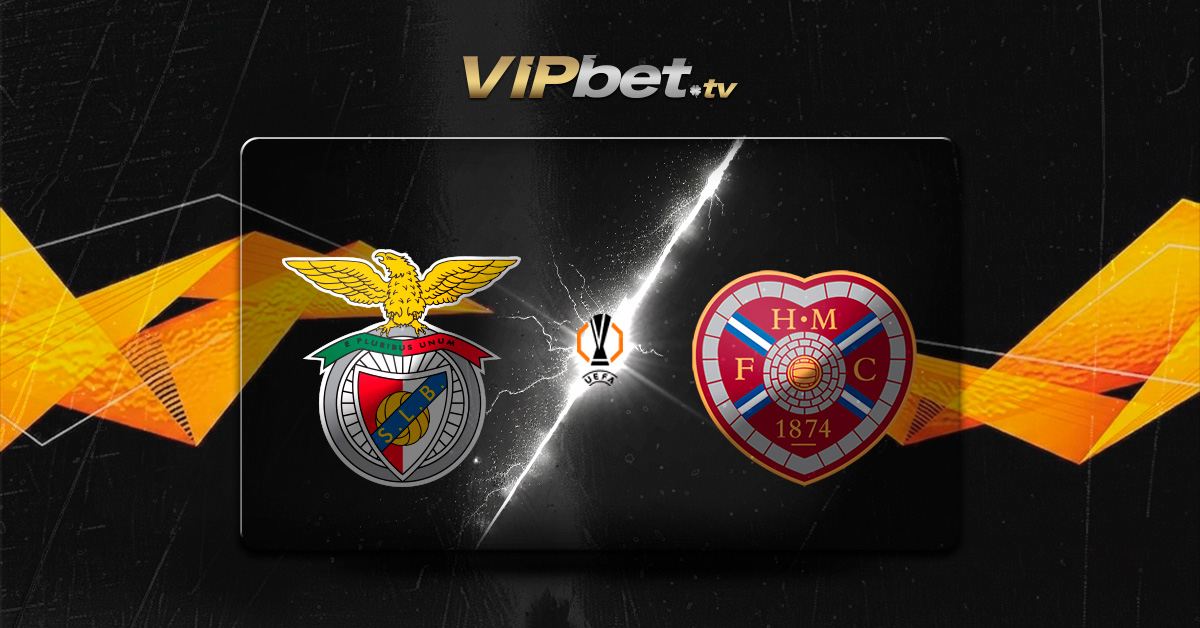 Benfica vs Hearts pronóstico y betbuilder de Europa League VIPbet apuestas deportivas y casino online