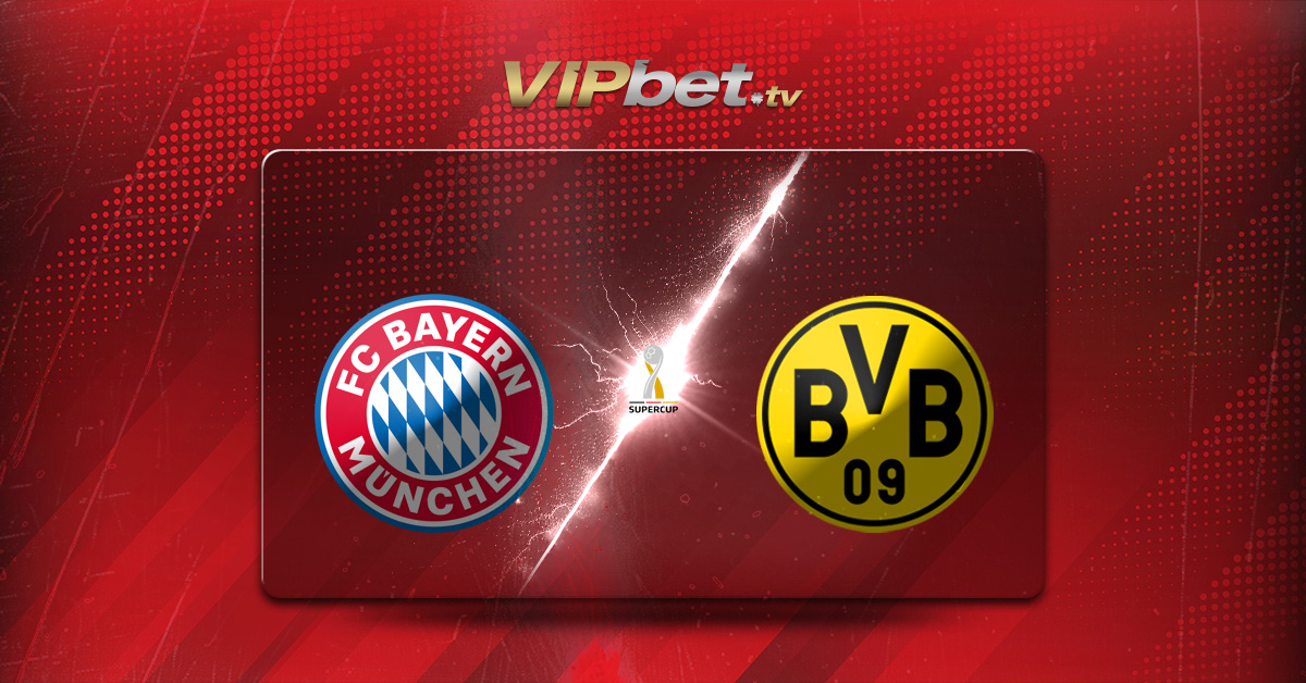 Borussia Dortmund vs Bayern Múnich pronóstico 22 de agosto Supercopa de Alemania 2026 VIPbet apuestas deportivas