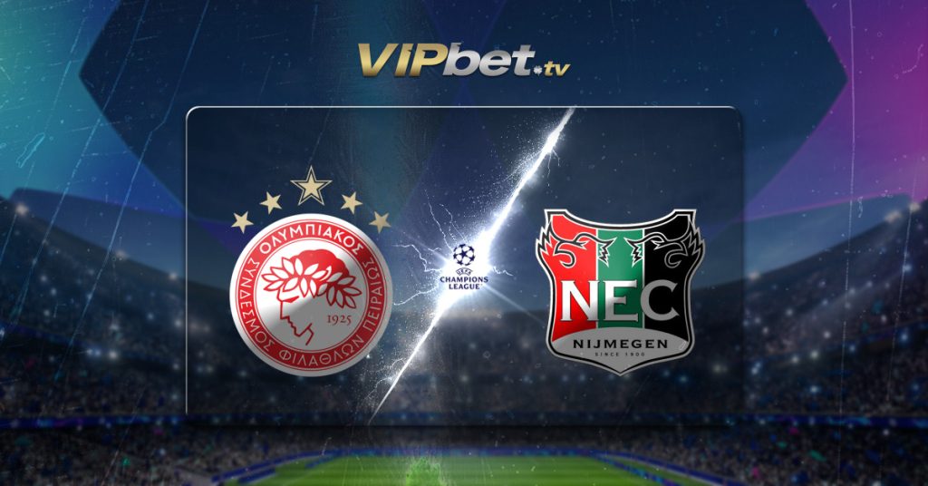 Olympiacos vs NEC Nijmegen pronósticos y apuestas recomendadas Champions League VIPbet parley y casino